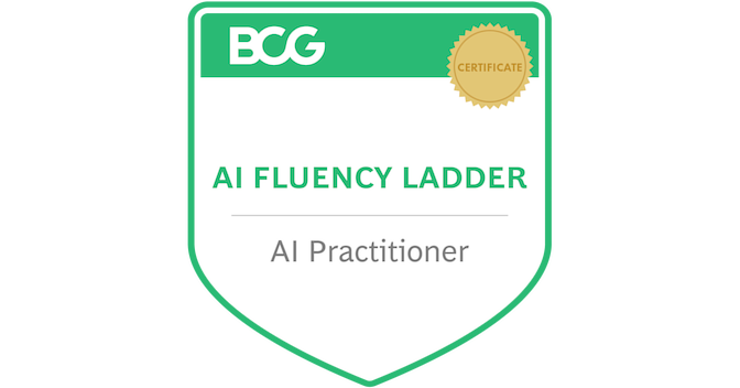 AI Fluency Ladder: AI Practitioner badge